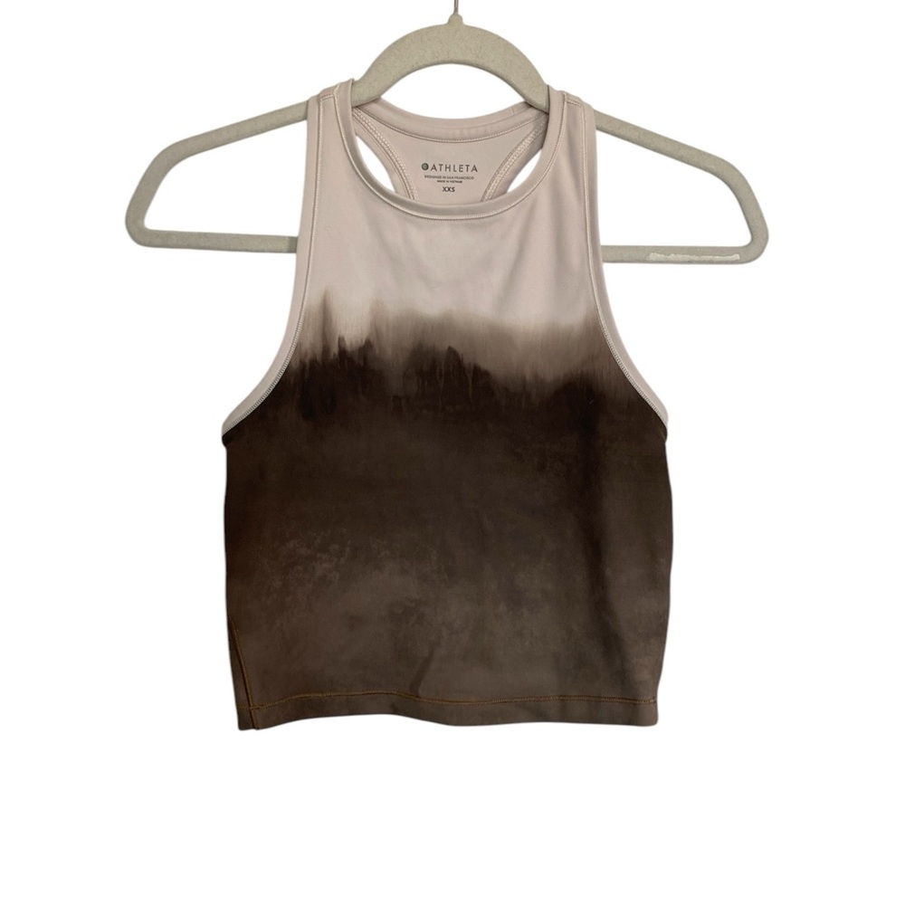 Athleta Shanti Watercolor Striped Tank